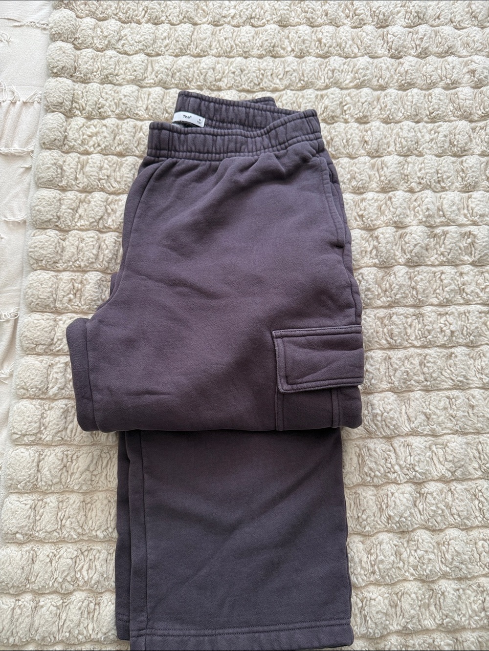 TNA Cargo Sweatpants - Purple/grey